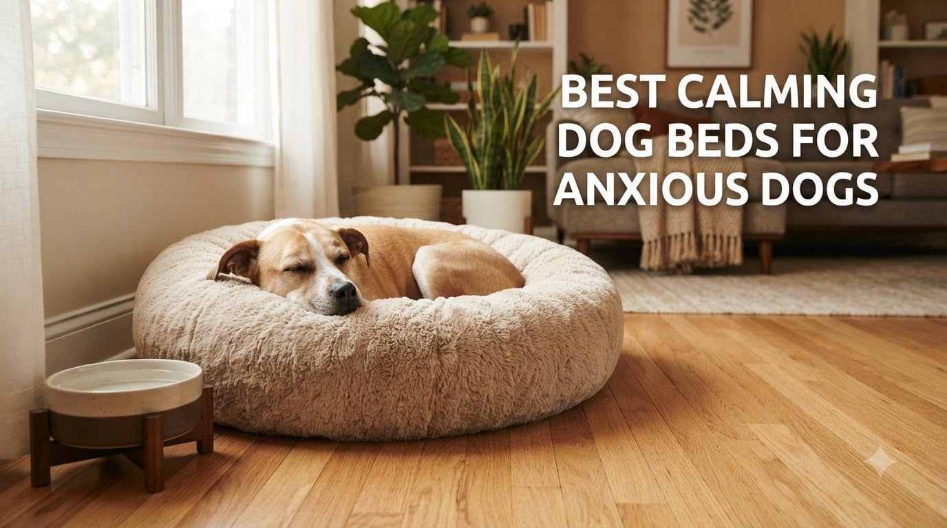 best calming dog beds for anxious dogs