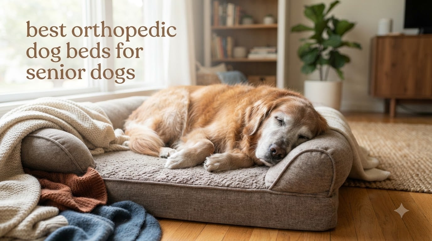 best orthopedic dog beds for senior dogs