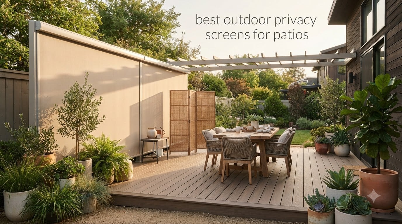 best outdoor privacy screens for patios