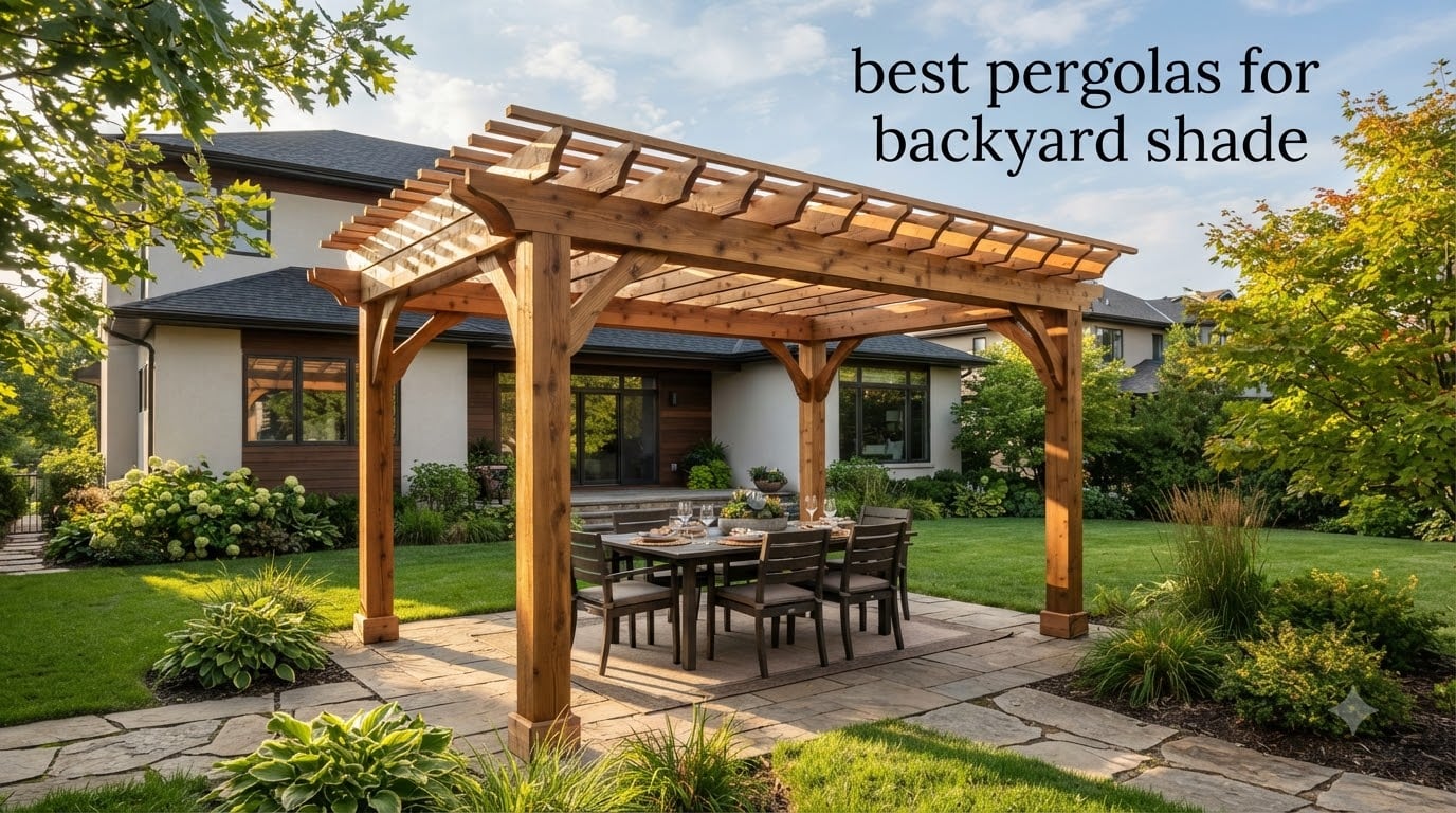 best pergolas for backyard shade