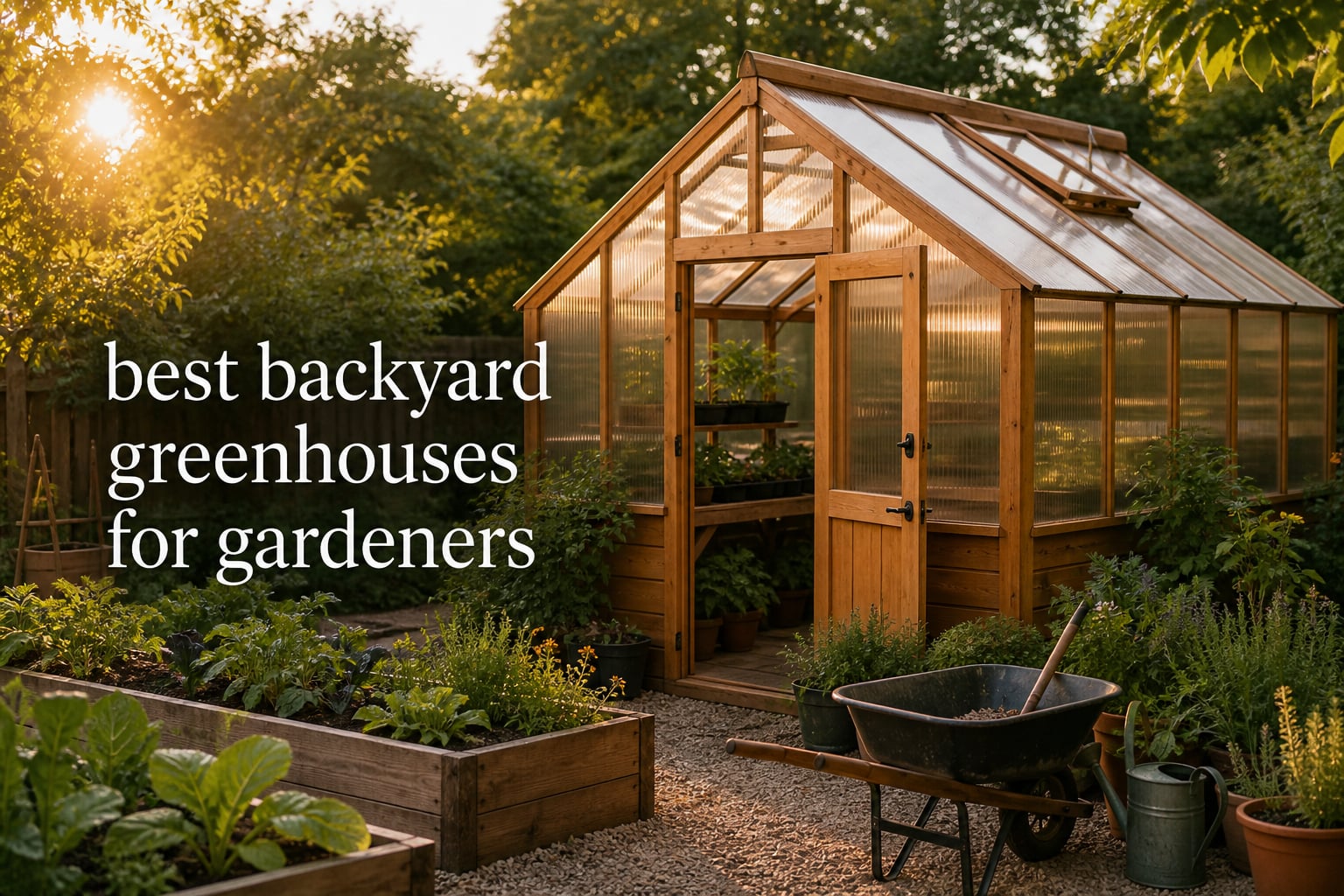 best backyard greenhouses for gardeners