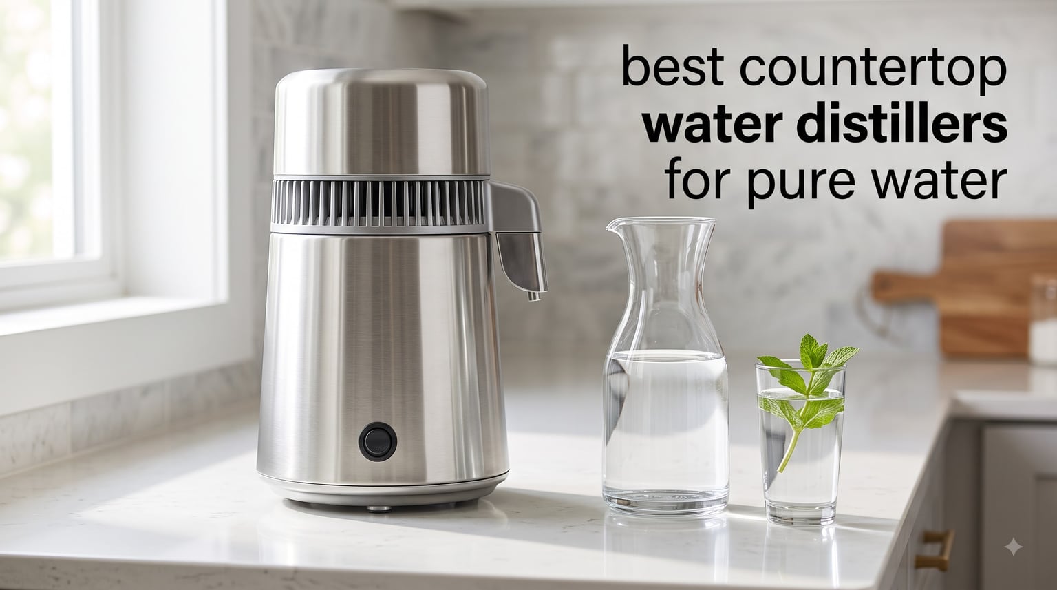 best countertop water distillers for pure water