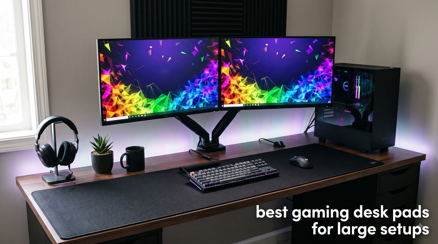 best gaming desk pads for large setups