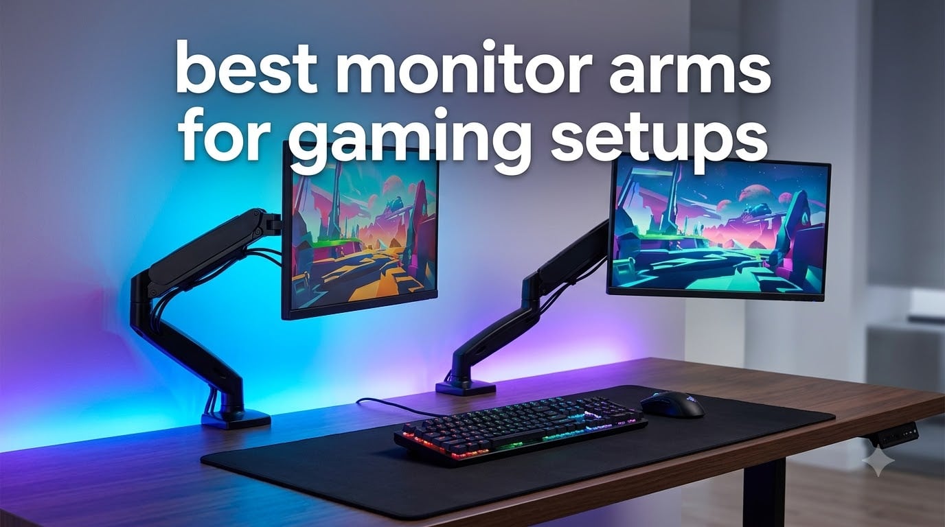 best monitor arms for gaming setups