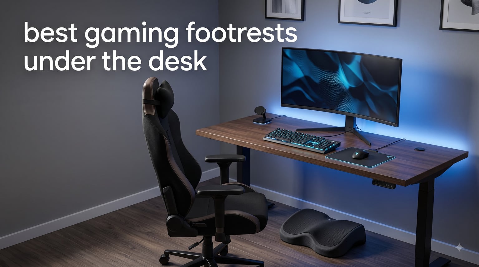 best gaming footrests under the desk