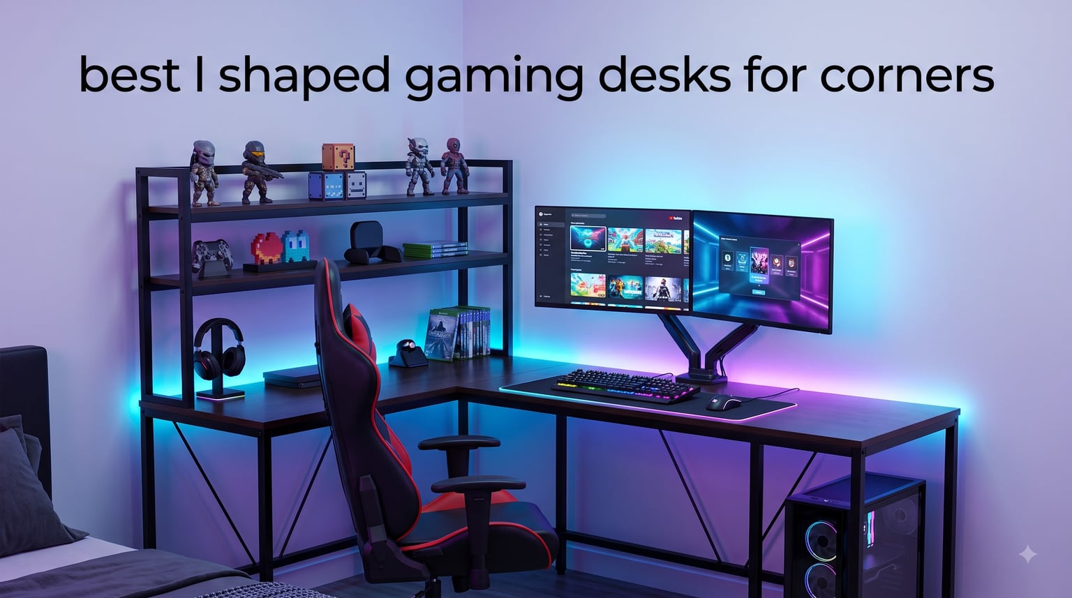 best l shaped gaming desks for corners