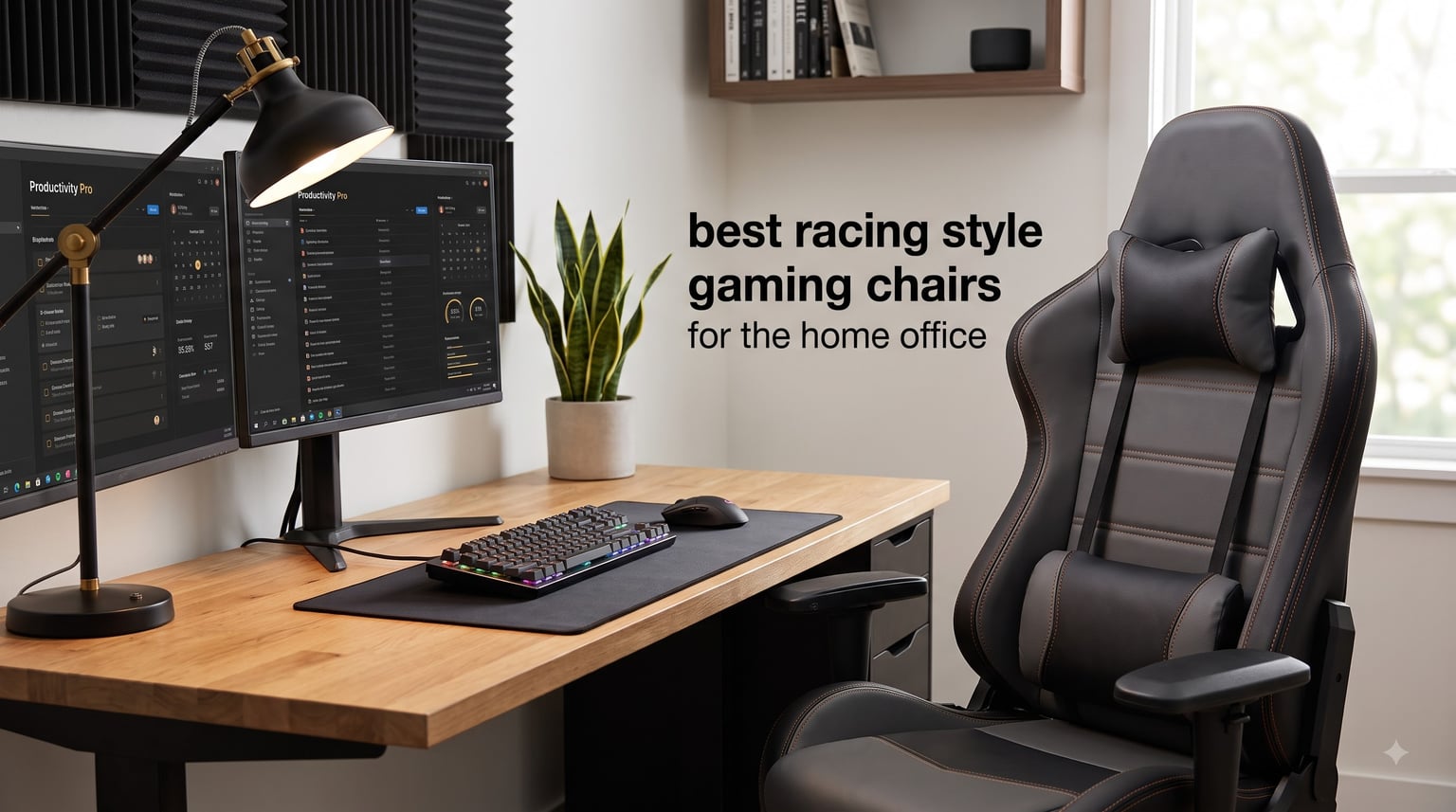 best racing style gaming chairs for the home office