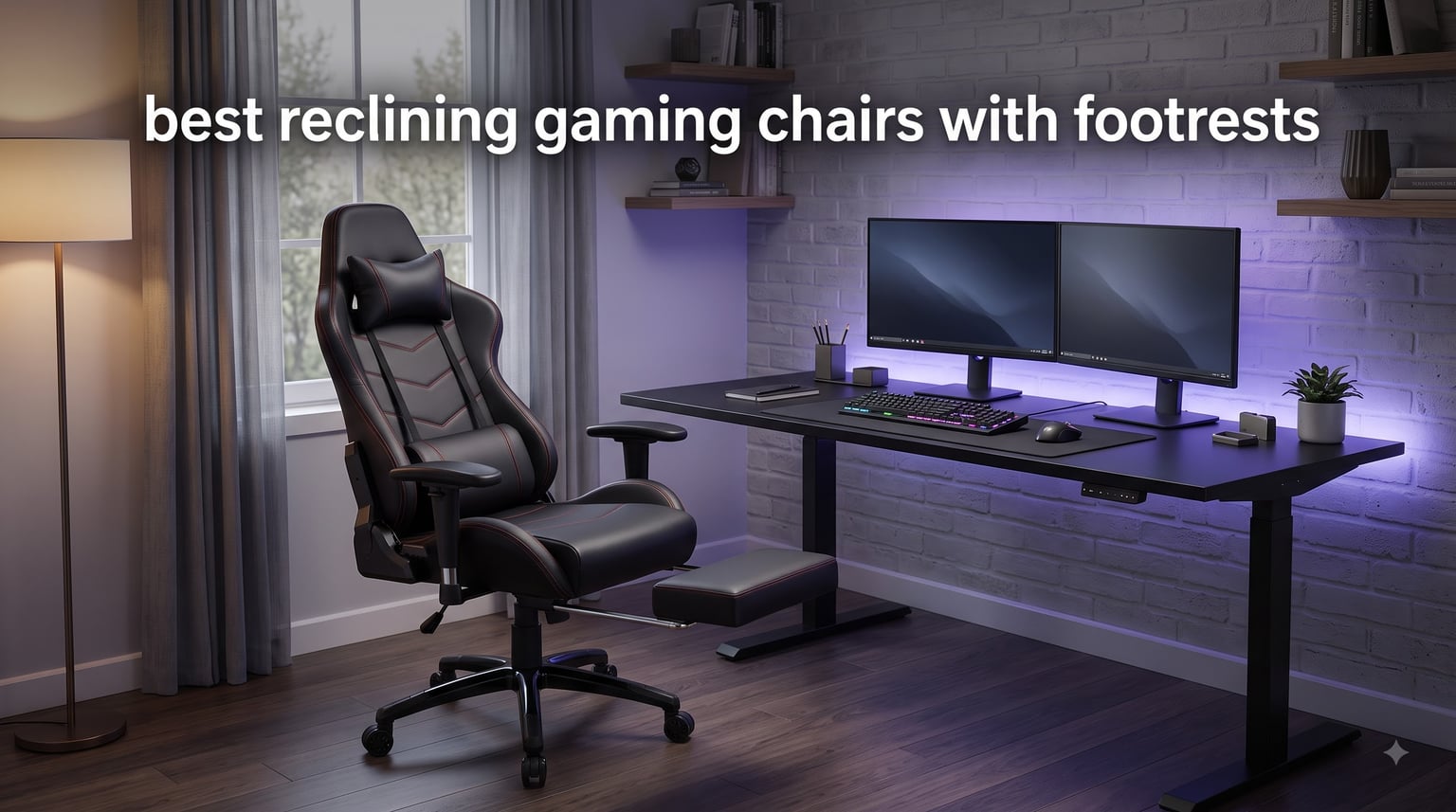 best reclining gaming chairs with footrests