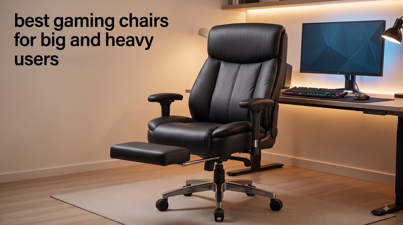 best gaming chairs for big and heavy users
