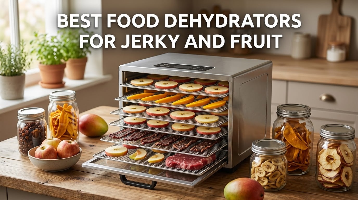 best food dehydrators for jerky and fruit
