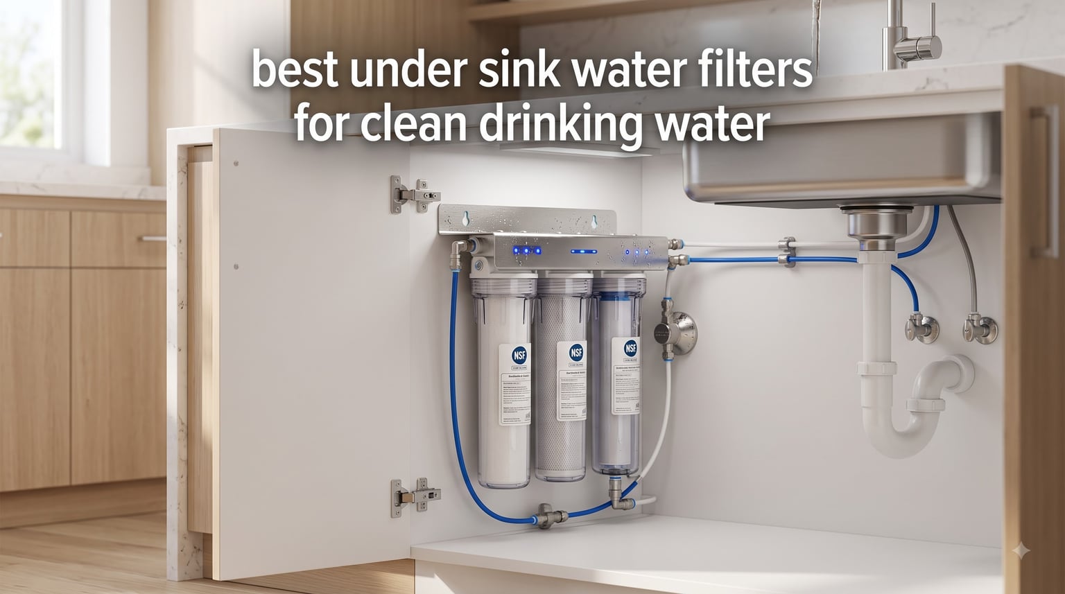 best under sink water filters for clean drinking water