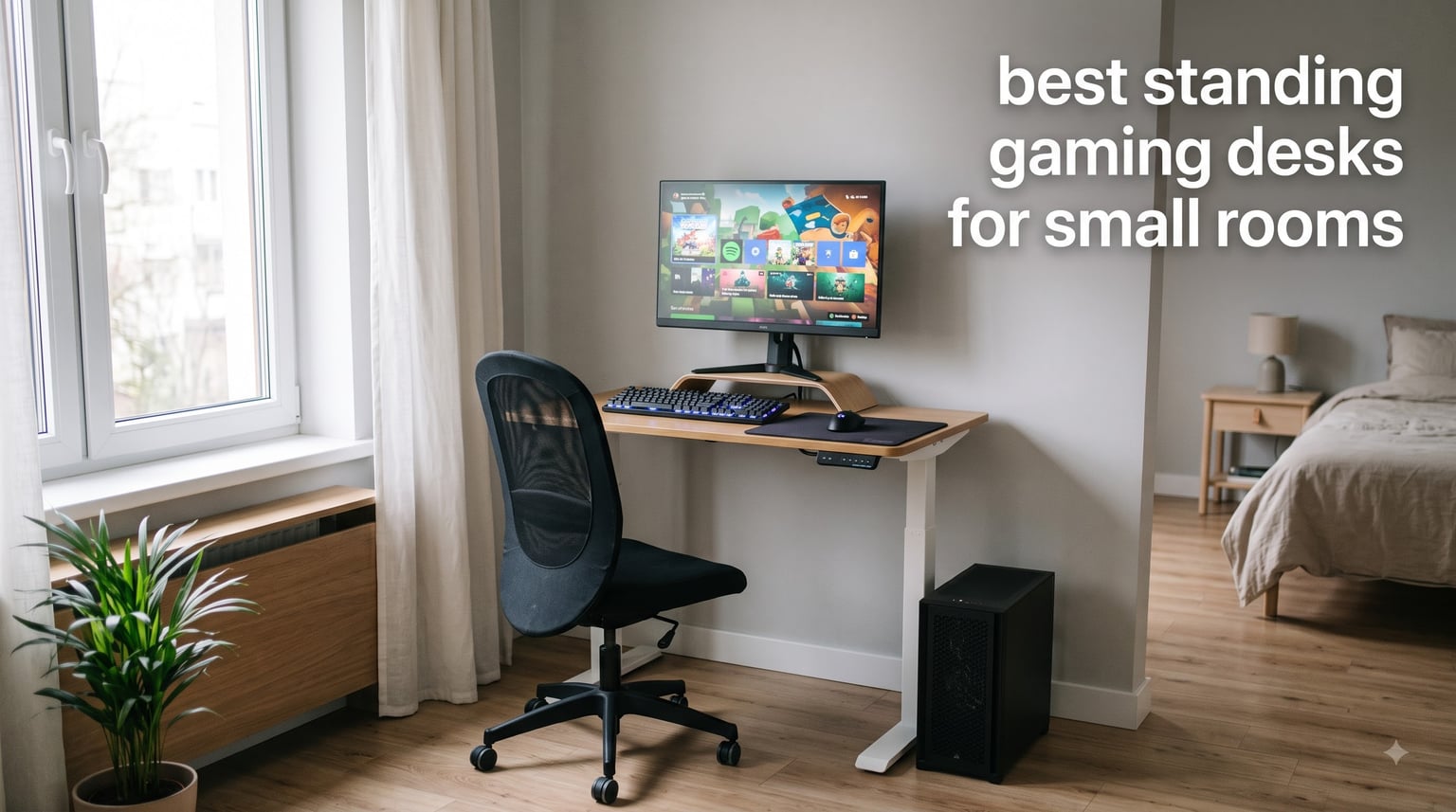 best standing gaming desks for small rooms