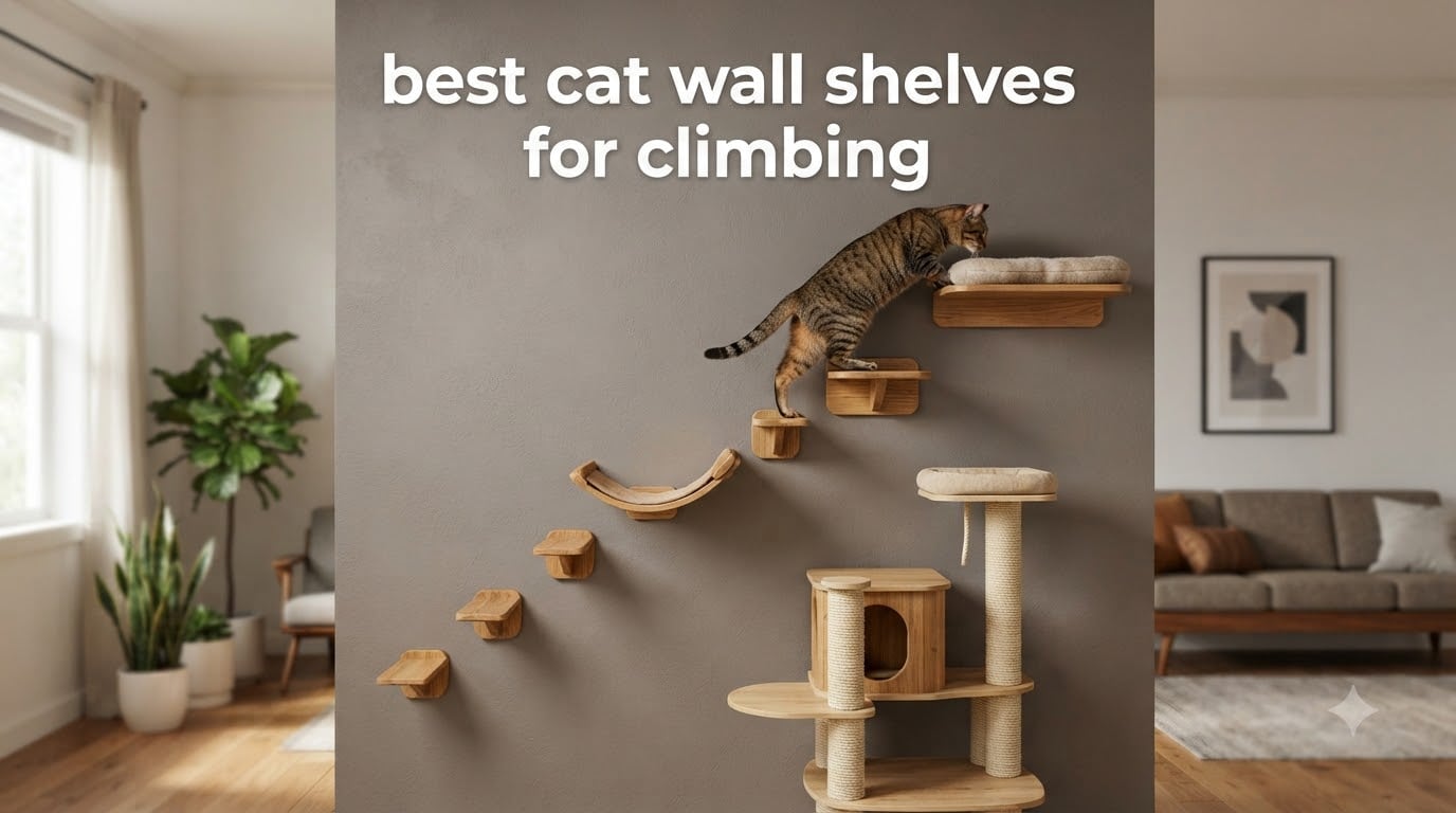 best cat wall shelves for climbing