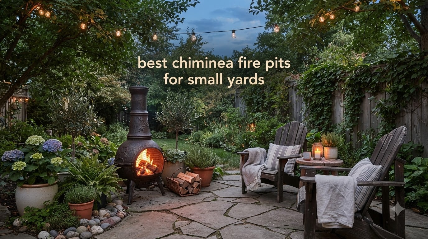 best chiminea fire pits for small yards