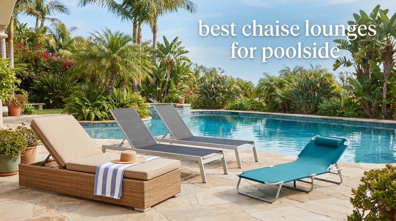 best chaise lounges for poolside