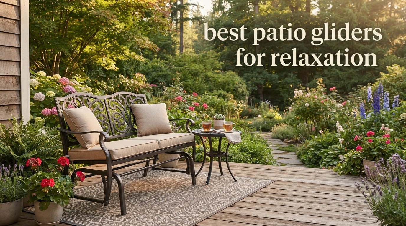 best patio gliders for relaxation