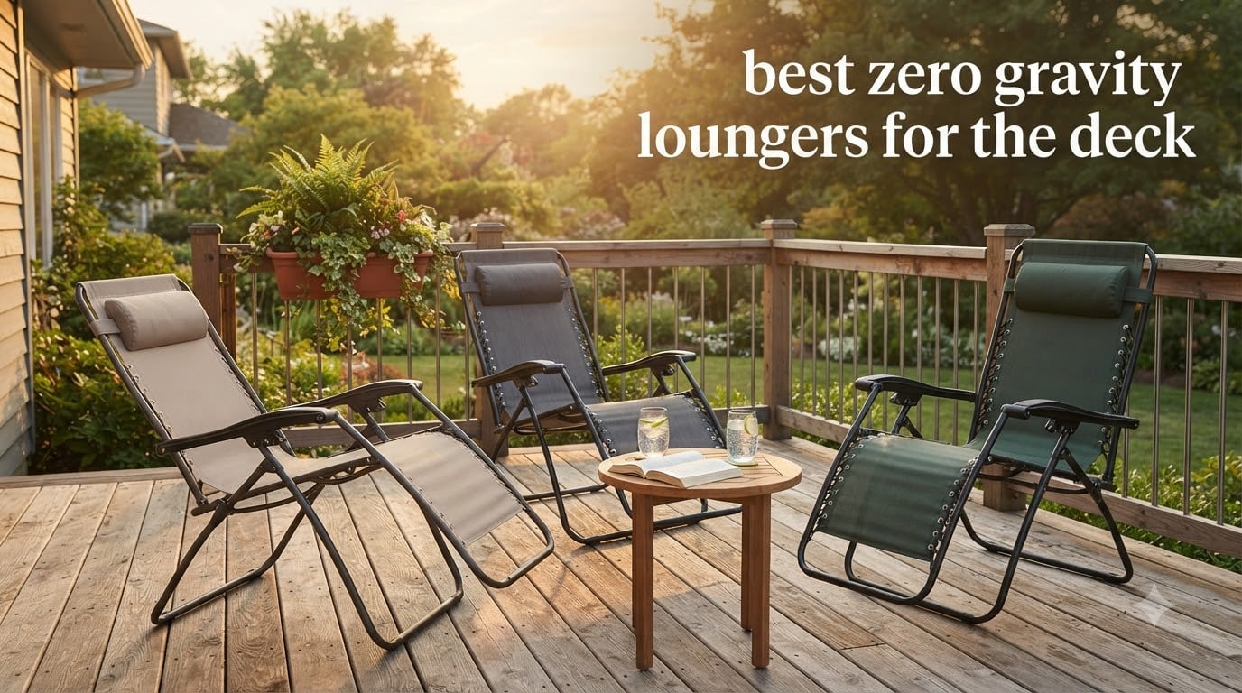 best zero gravity loungers for the deck