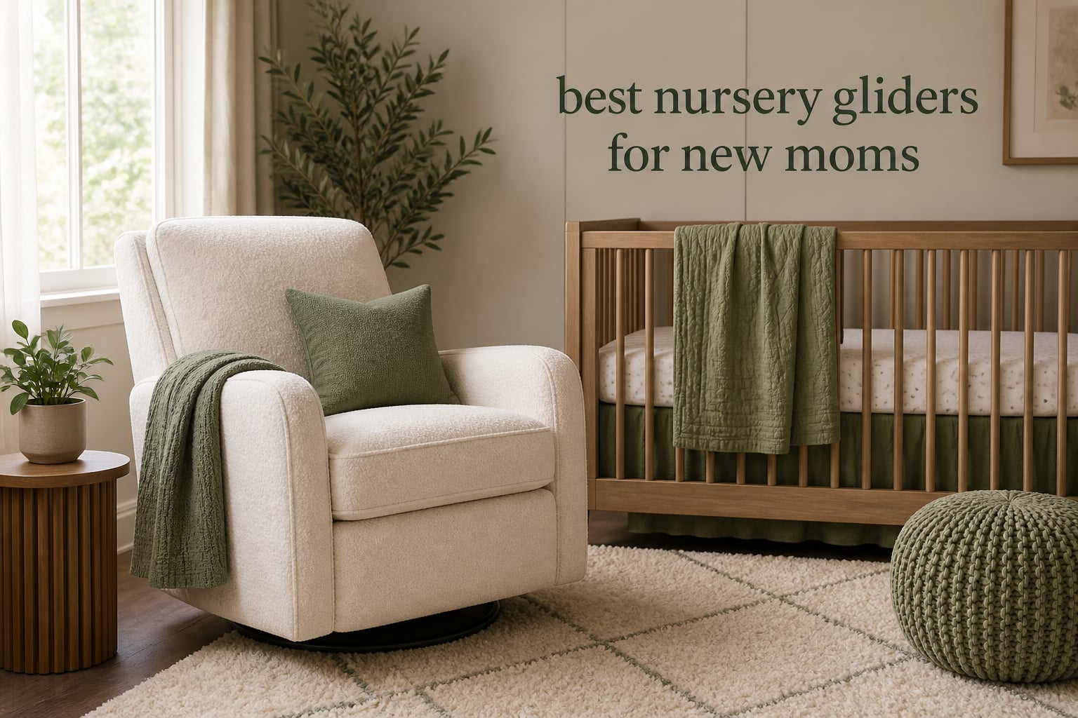 best nursery gliders for new moms