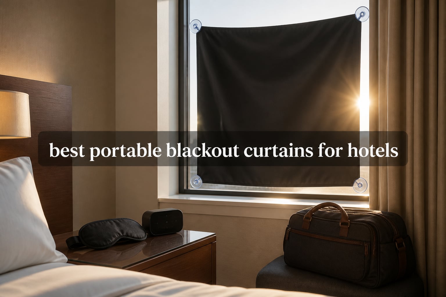 best portable blackout curtains for hotels