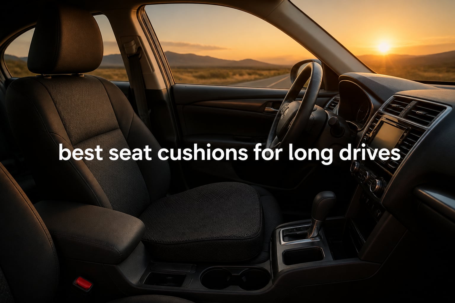 best seat cushions for long drives
