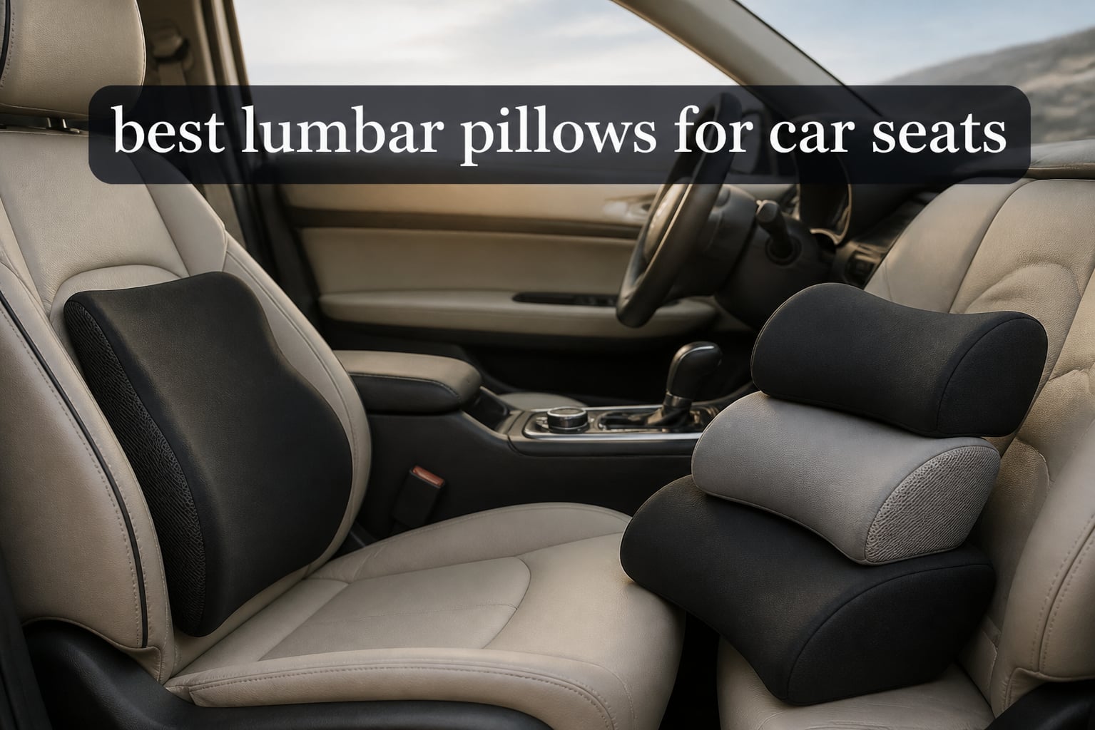 best lumbar pillows for car seats