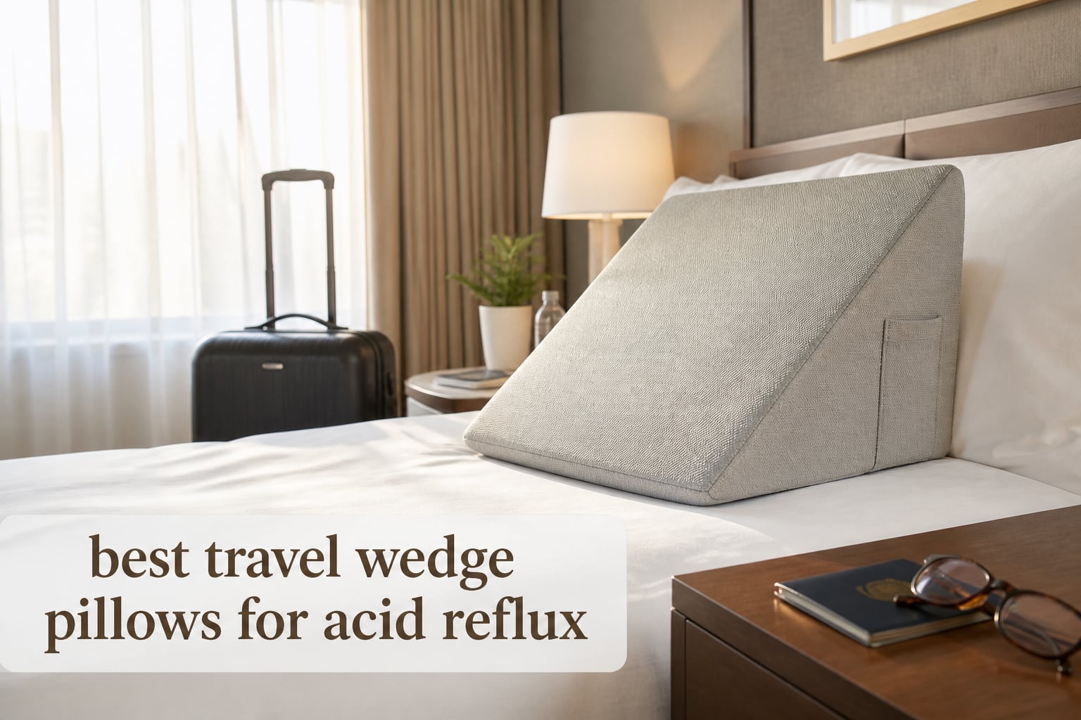 best travel wedge pillows for acid reflux