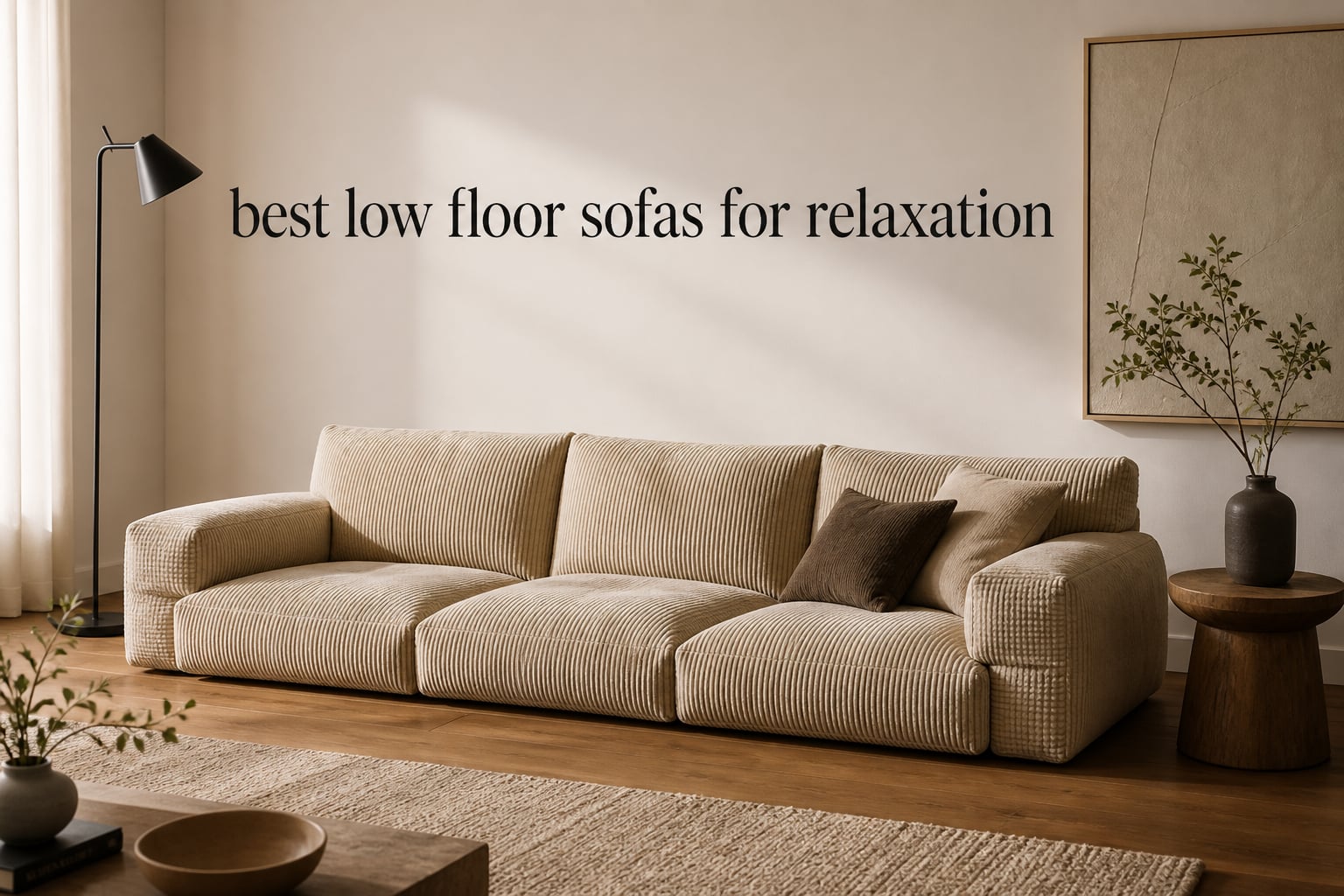 best low floor sofas for relaxation