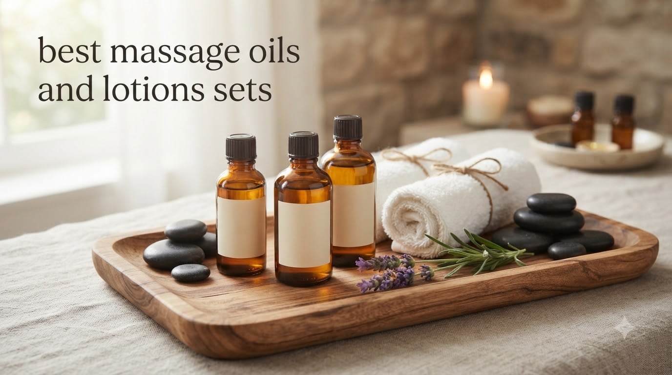 best massage oils and lotions sets