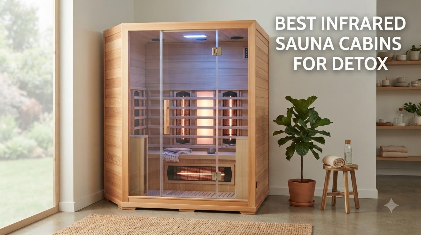 best infrared sauna cabins for detox