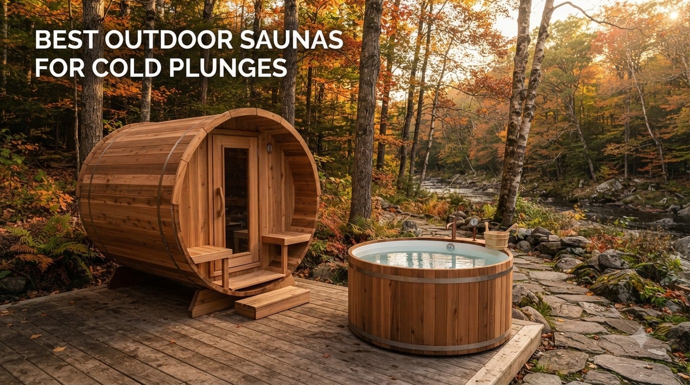 best outdoor saunas for cold plunges