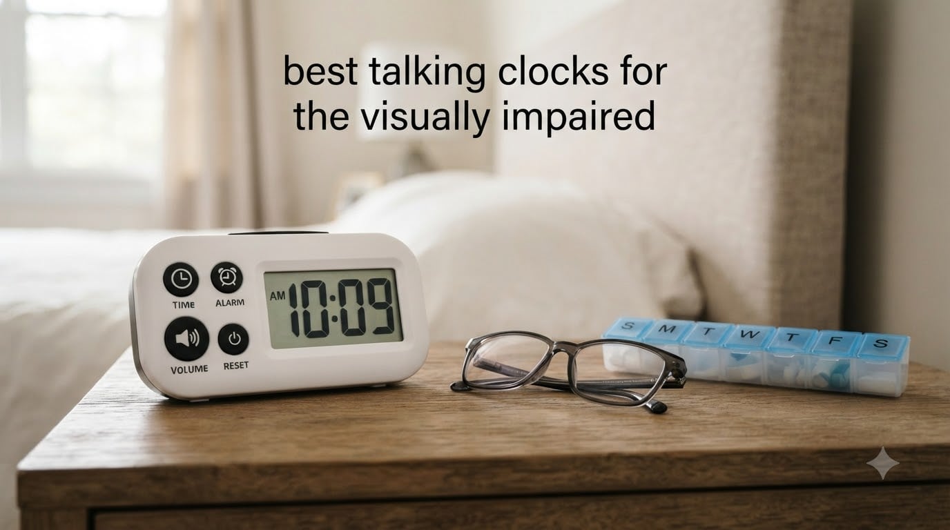 best talking clocks for the visually impaired