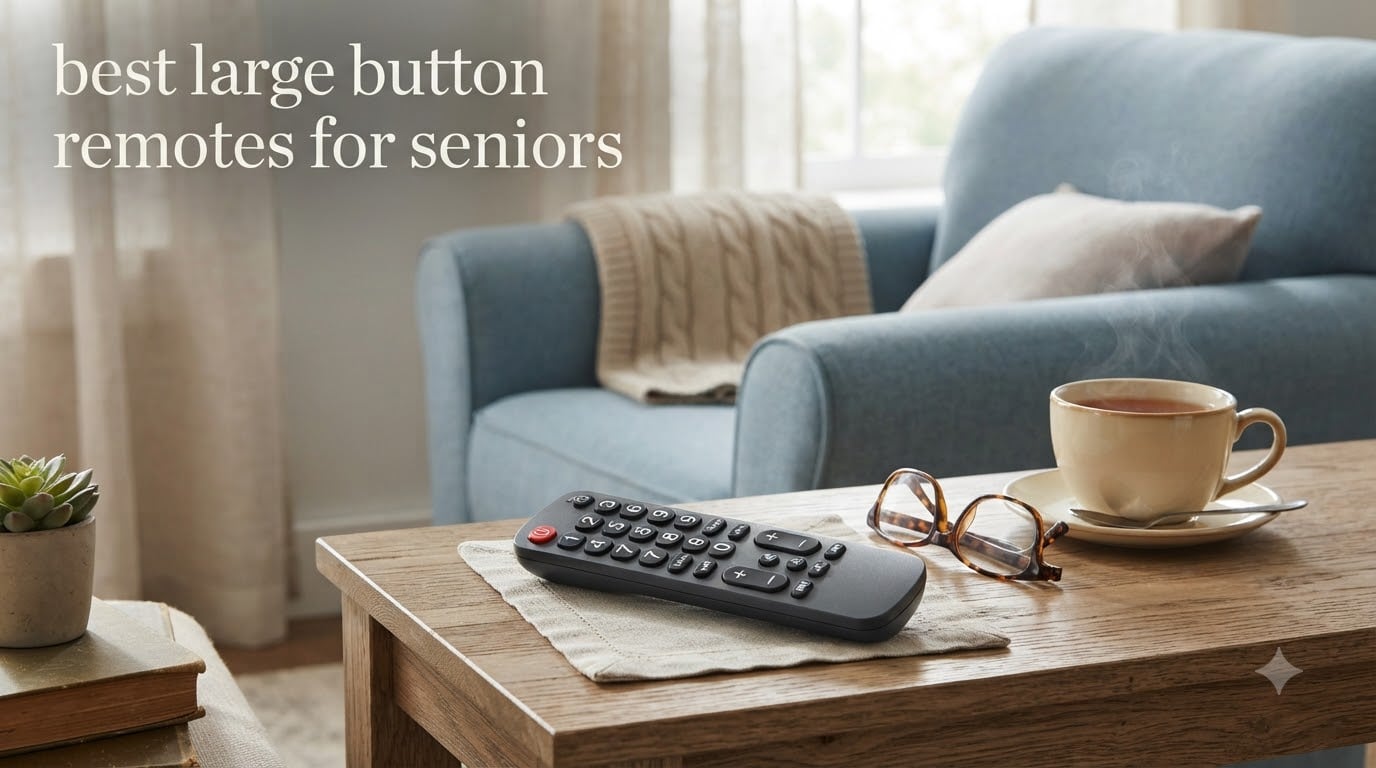 best large button remotes for seniors