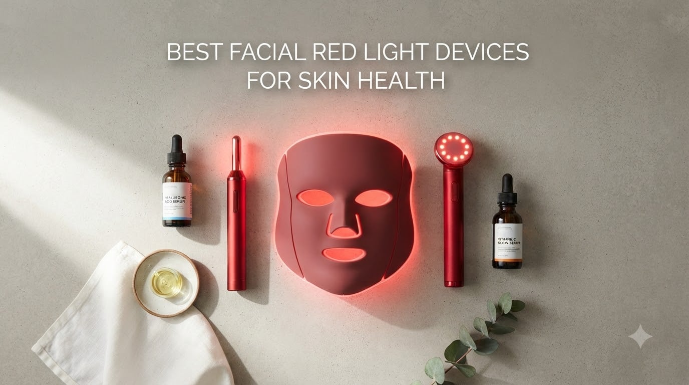best facial red light devices for skin health
