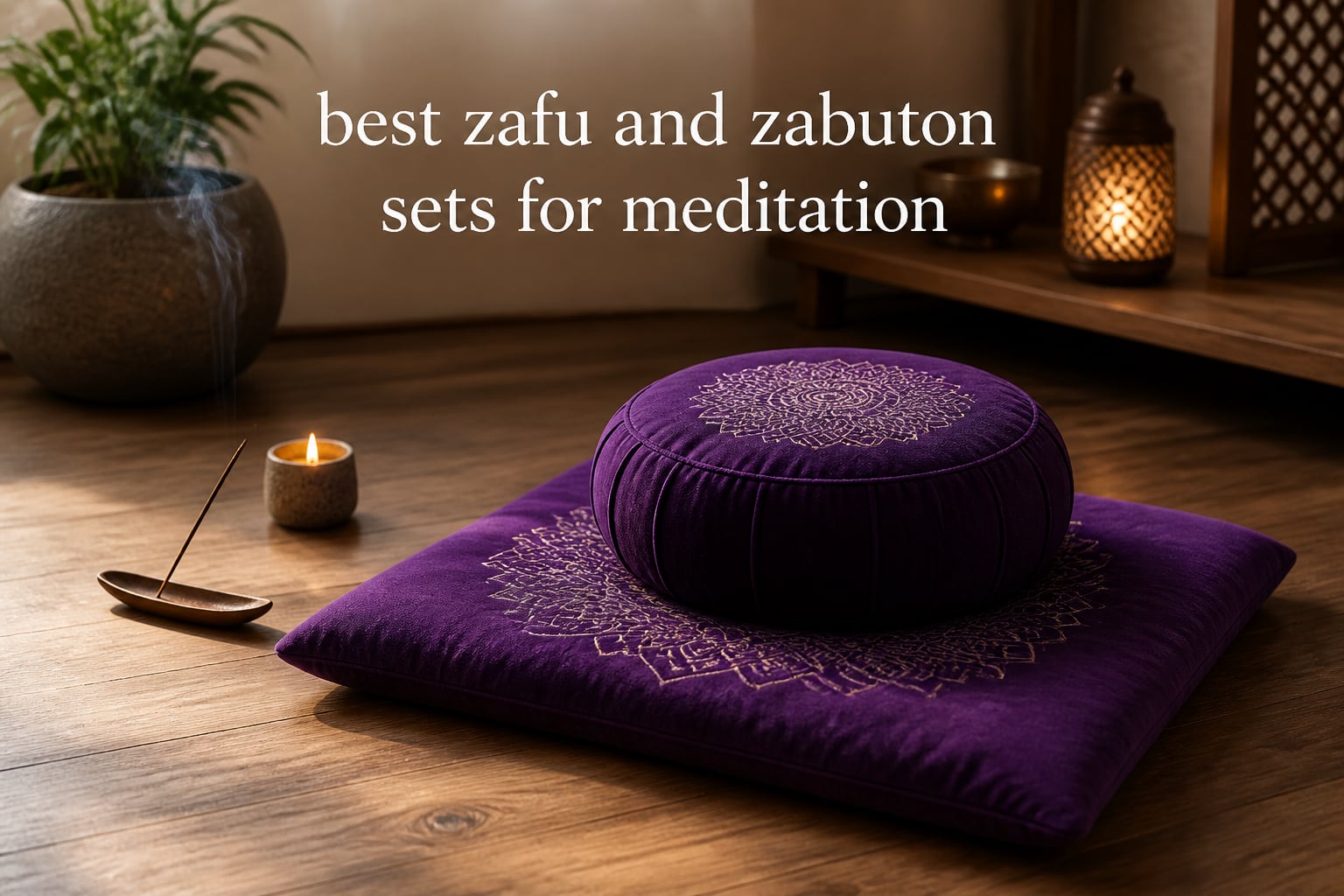 best zafu and zabuton sets for meditation