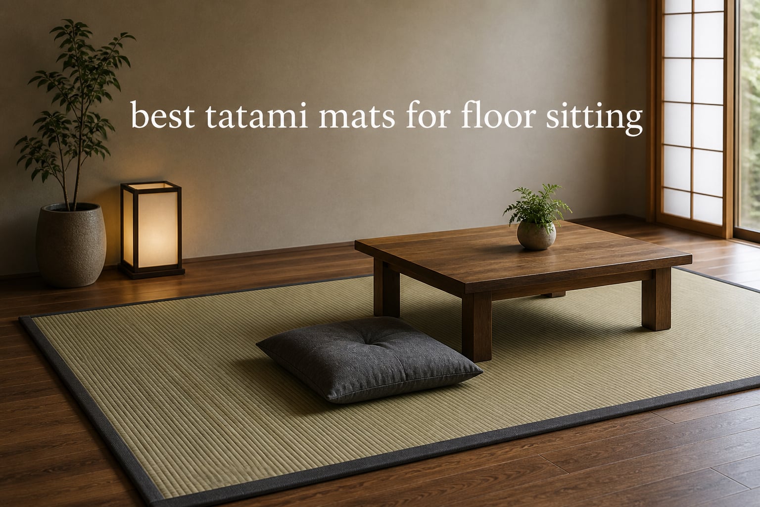 best tatami mats for floor sitting