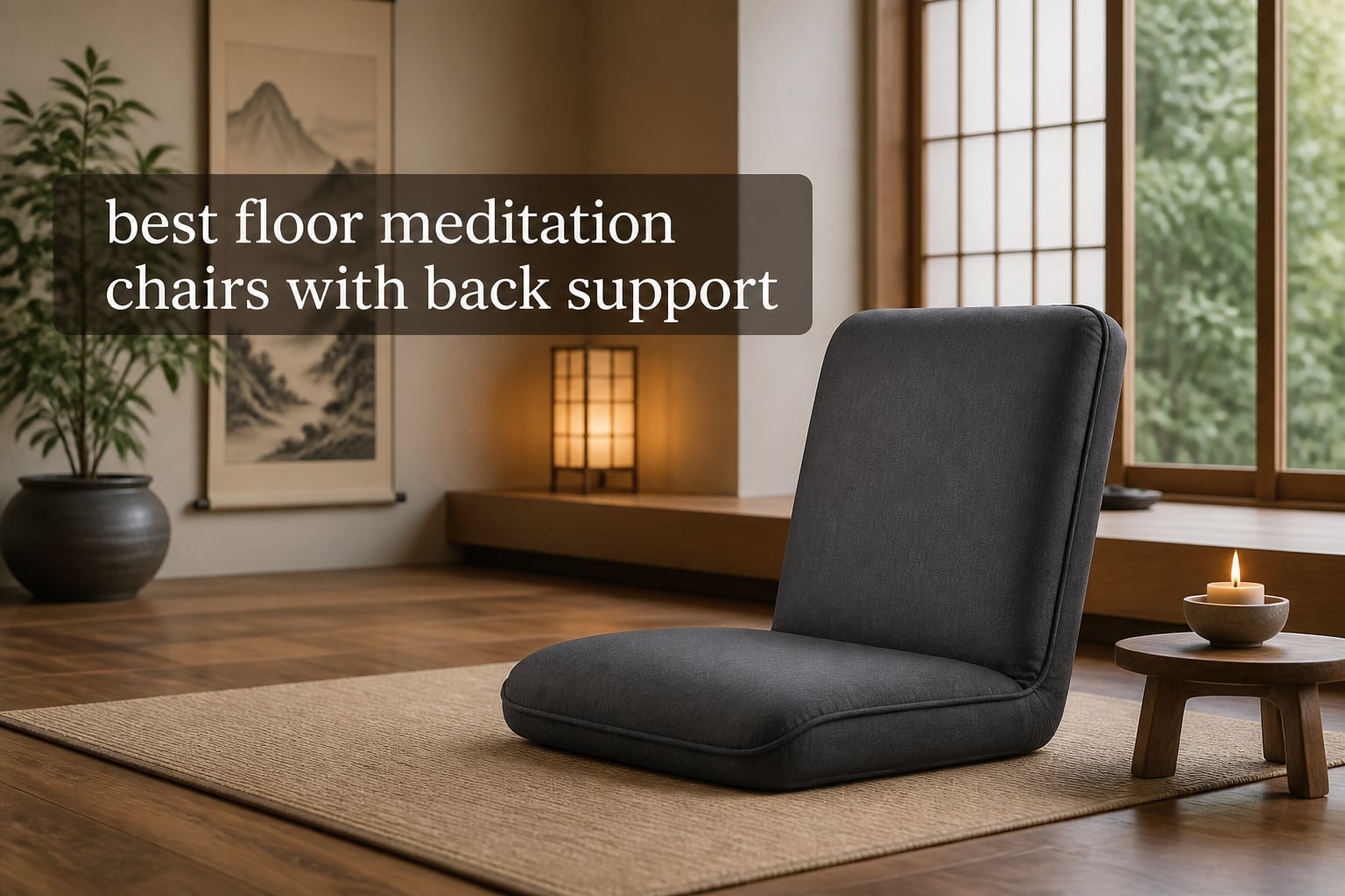 best floor meditation chairs with back support