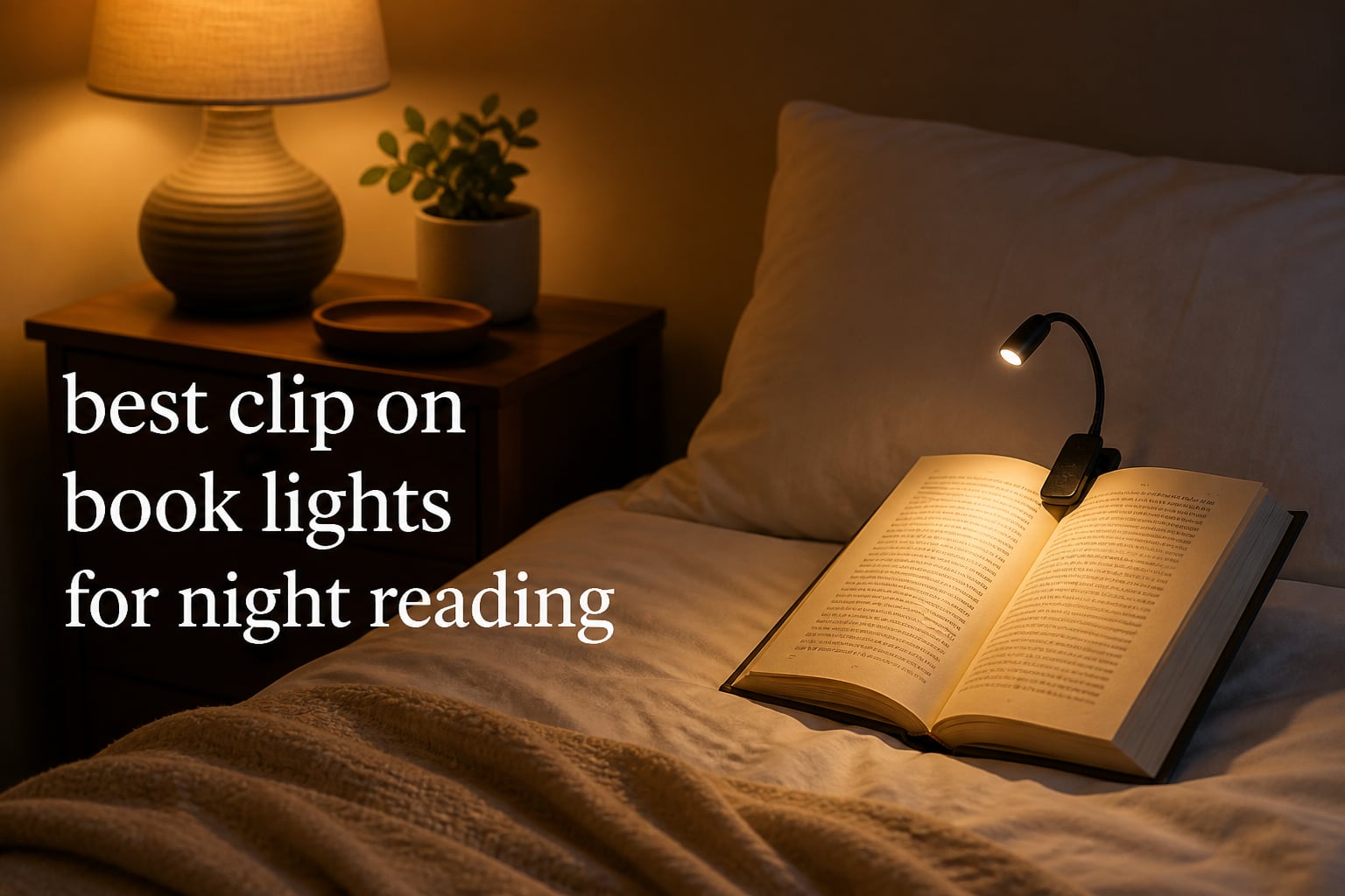 best clip on book lights for night reading