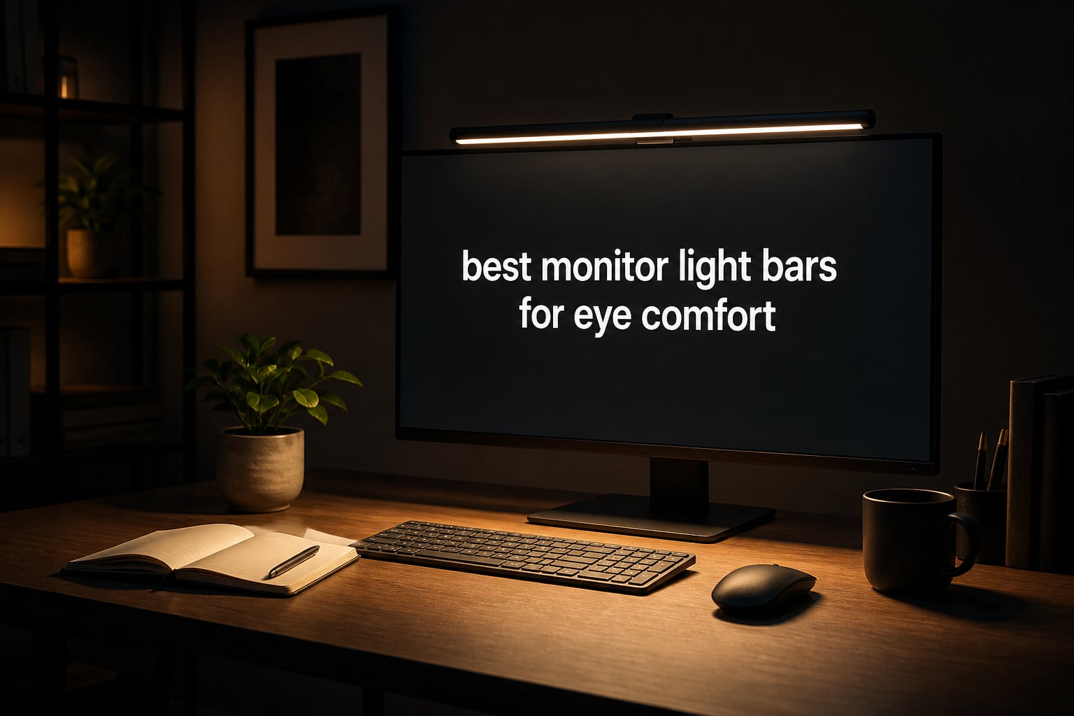 best monitor light bars for eye comfort