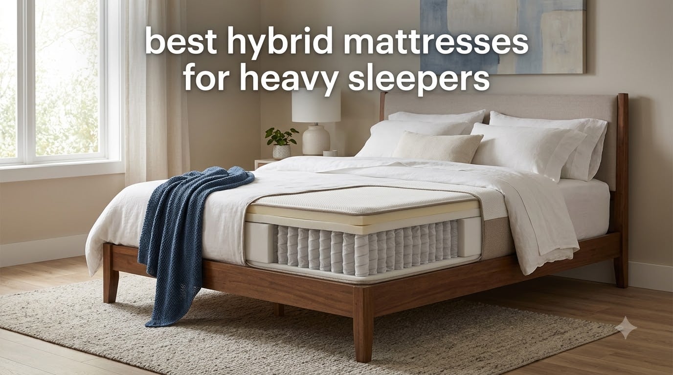 best hybrid mattresses for heavy sleepers