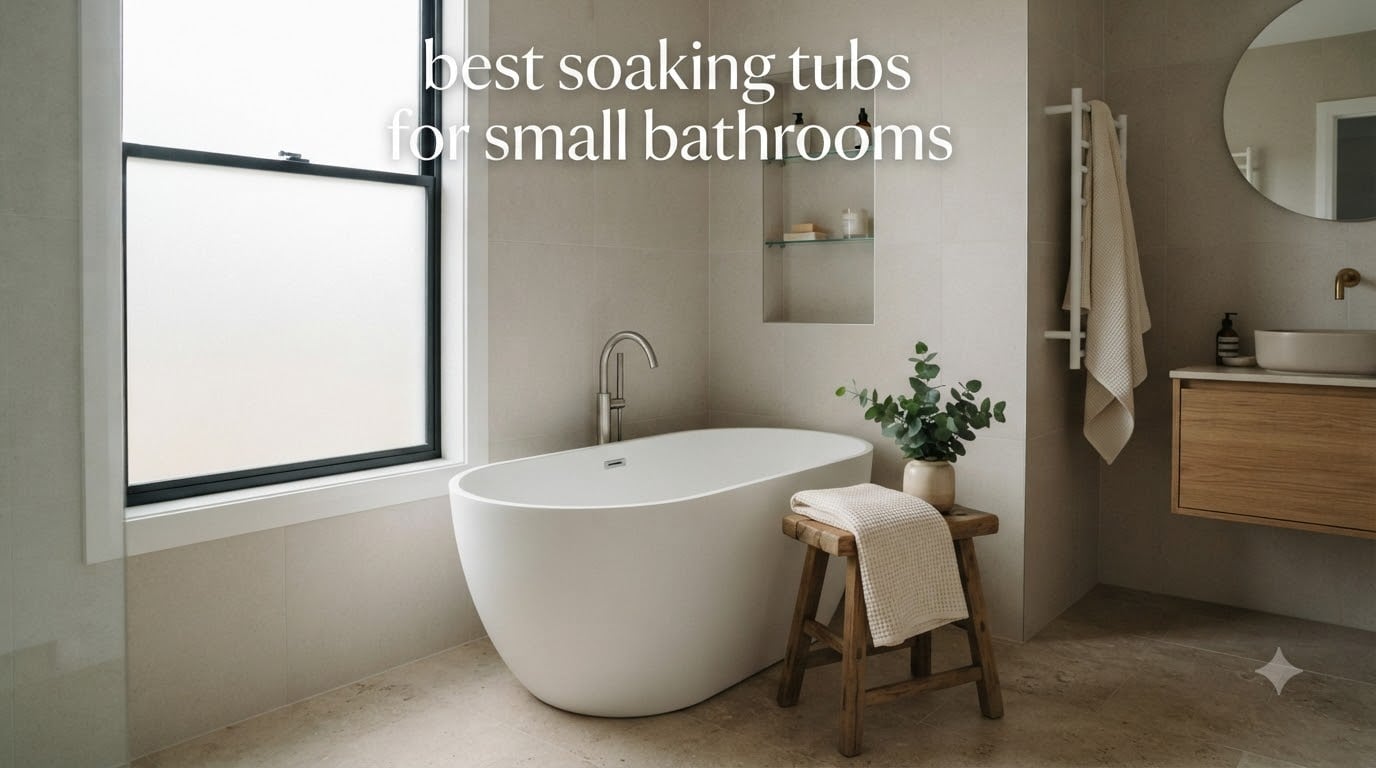 best soaking tubs for small bathrooms