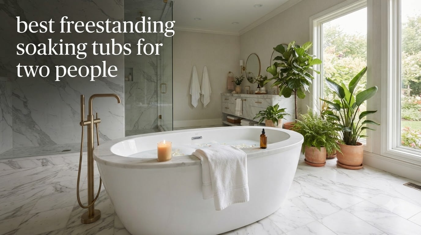 best freestanding soaking tubs for two people