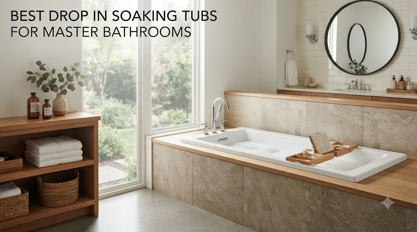 best drop in soaking tubs for master bathrooms