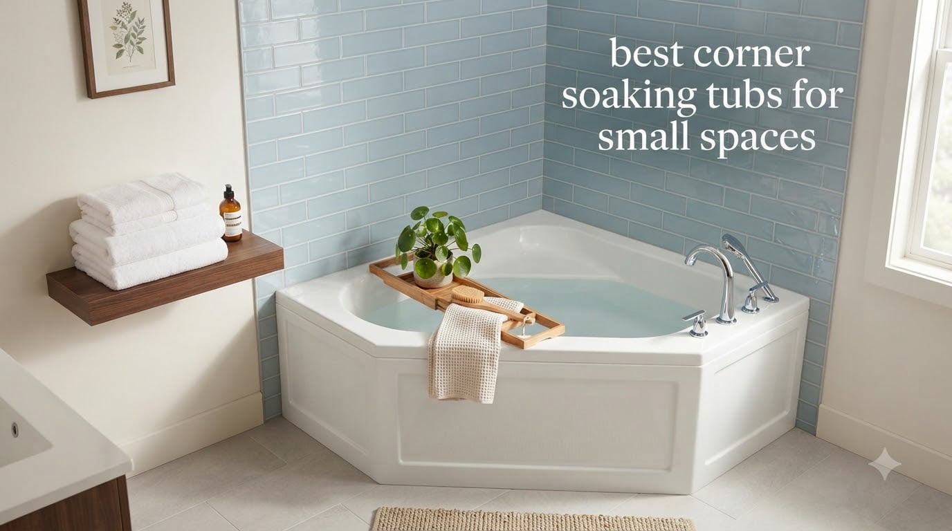 best corner soaking tubs for small spaces