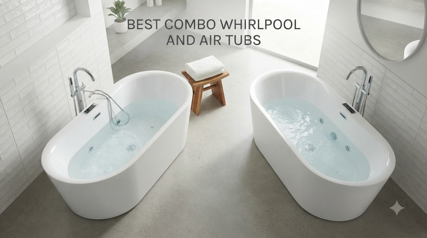 best combo whirlpool and air tubs