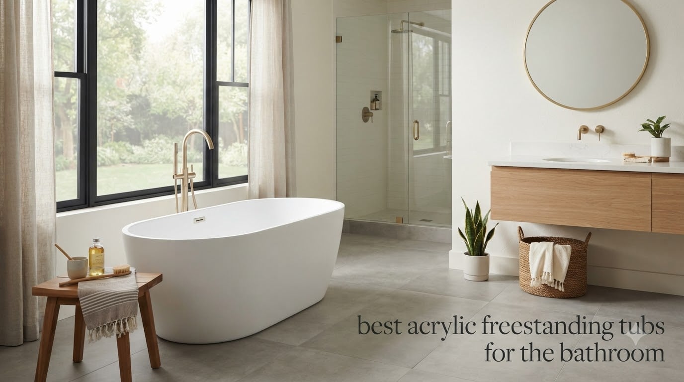 best acrylic freestanding tubs for the bathroom