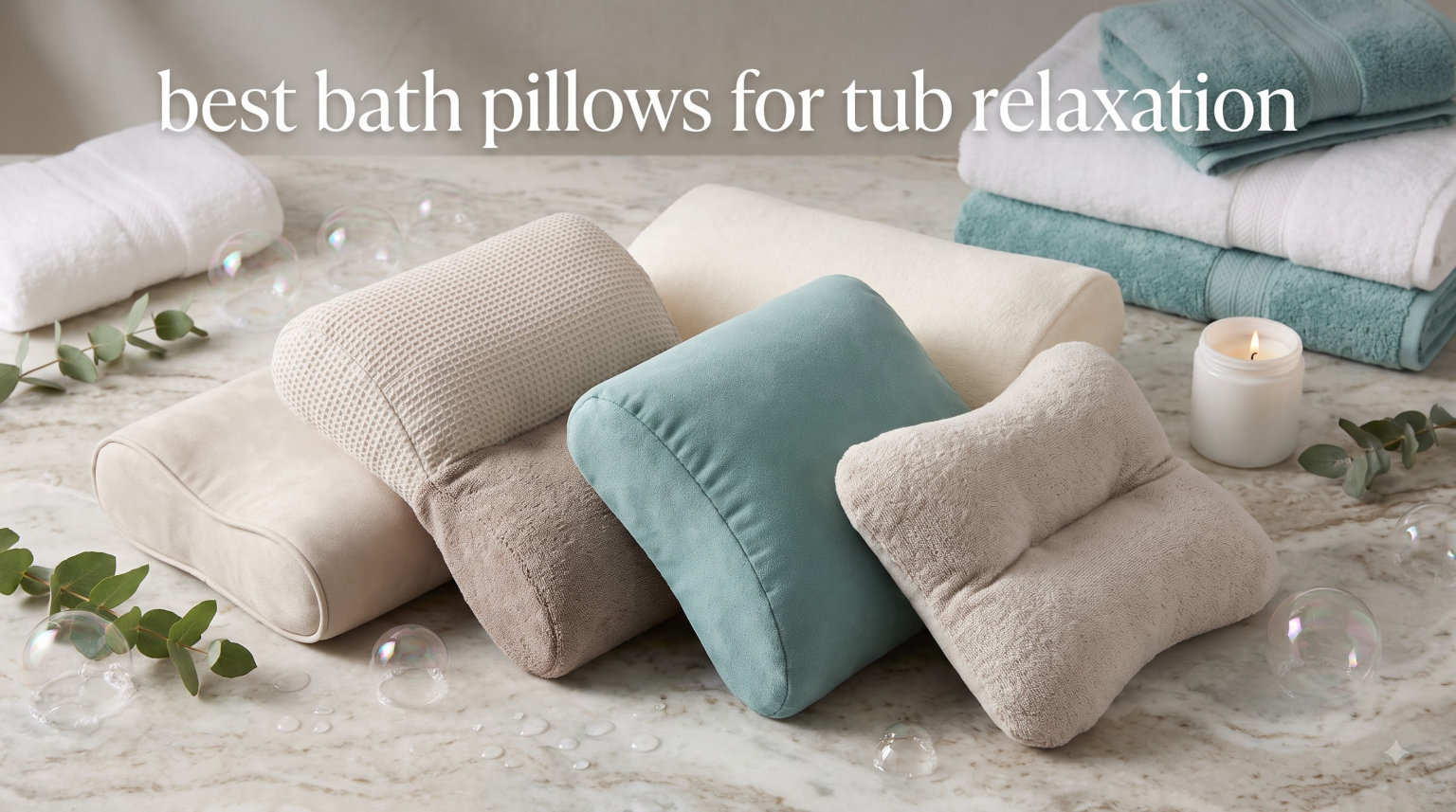 best bath pillows for tub relaxation