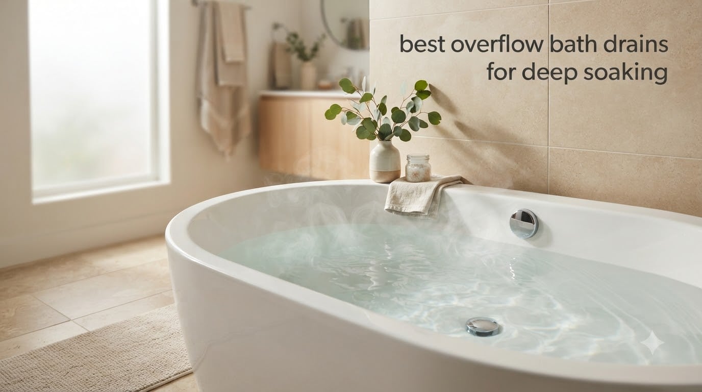 best overflow bath drains for deep soaking