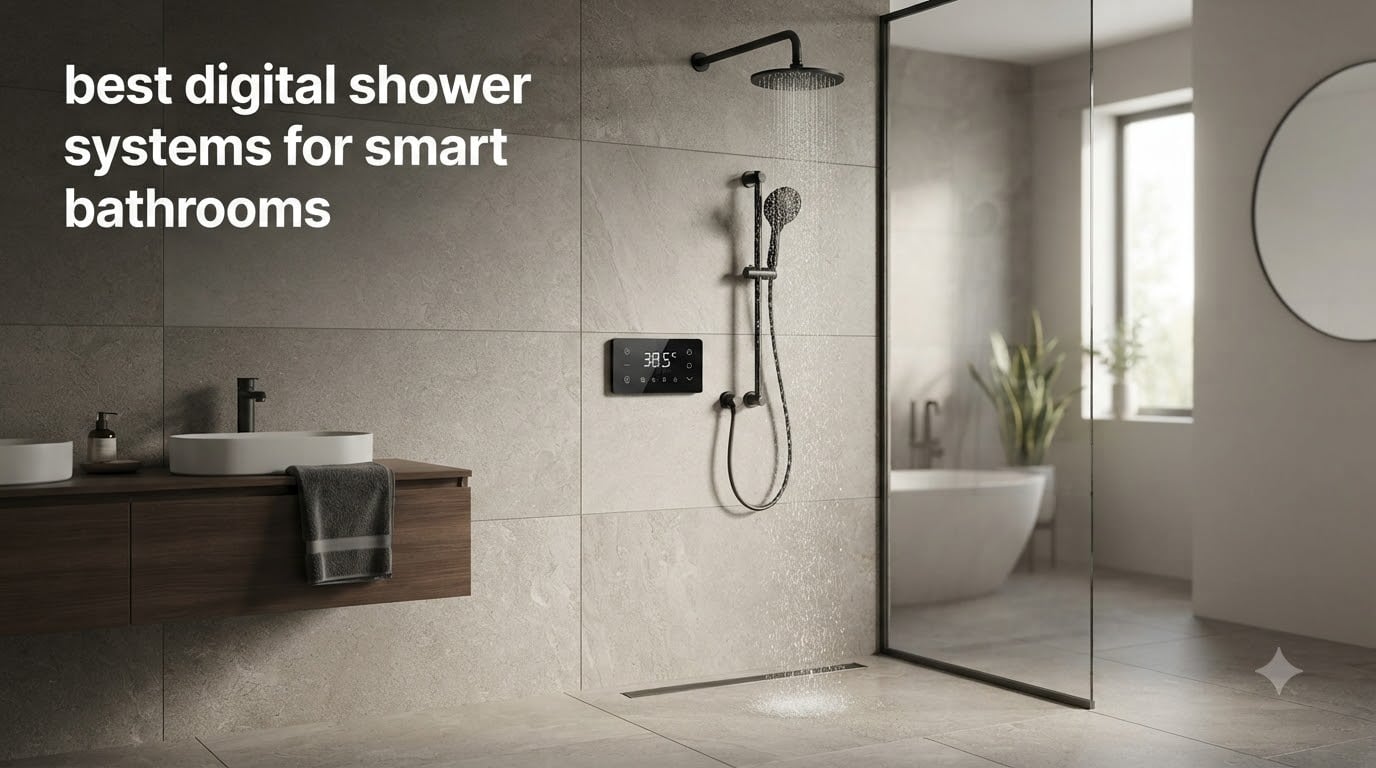 best digital shower systems for smart bathrooms