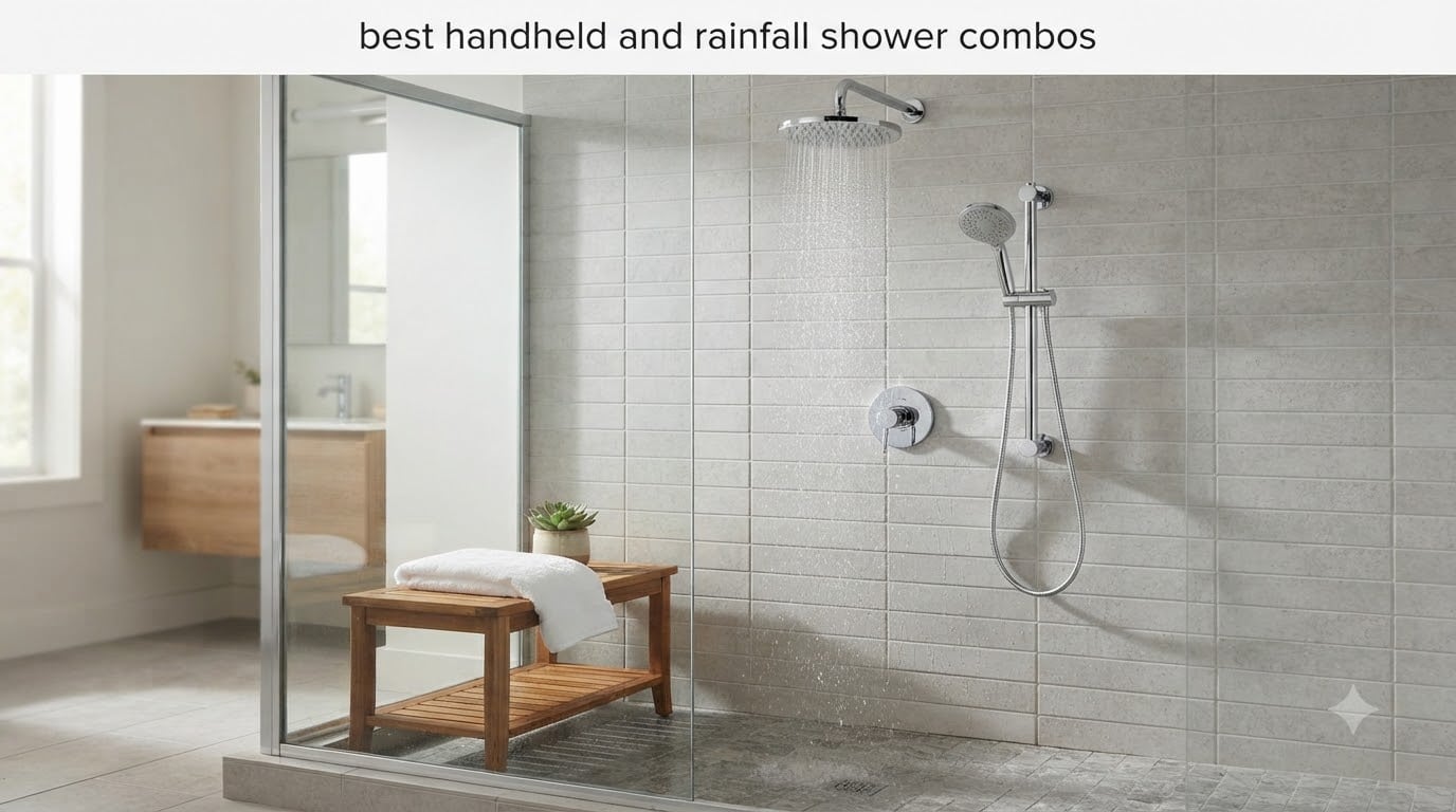 best handheld and rainfall shower combos