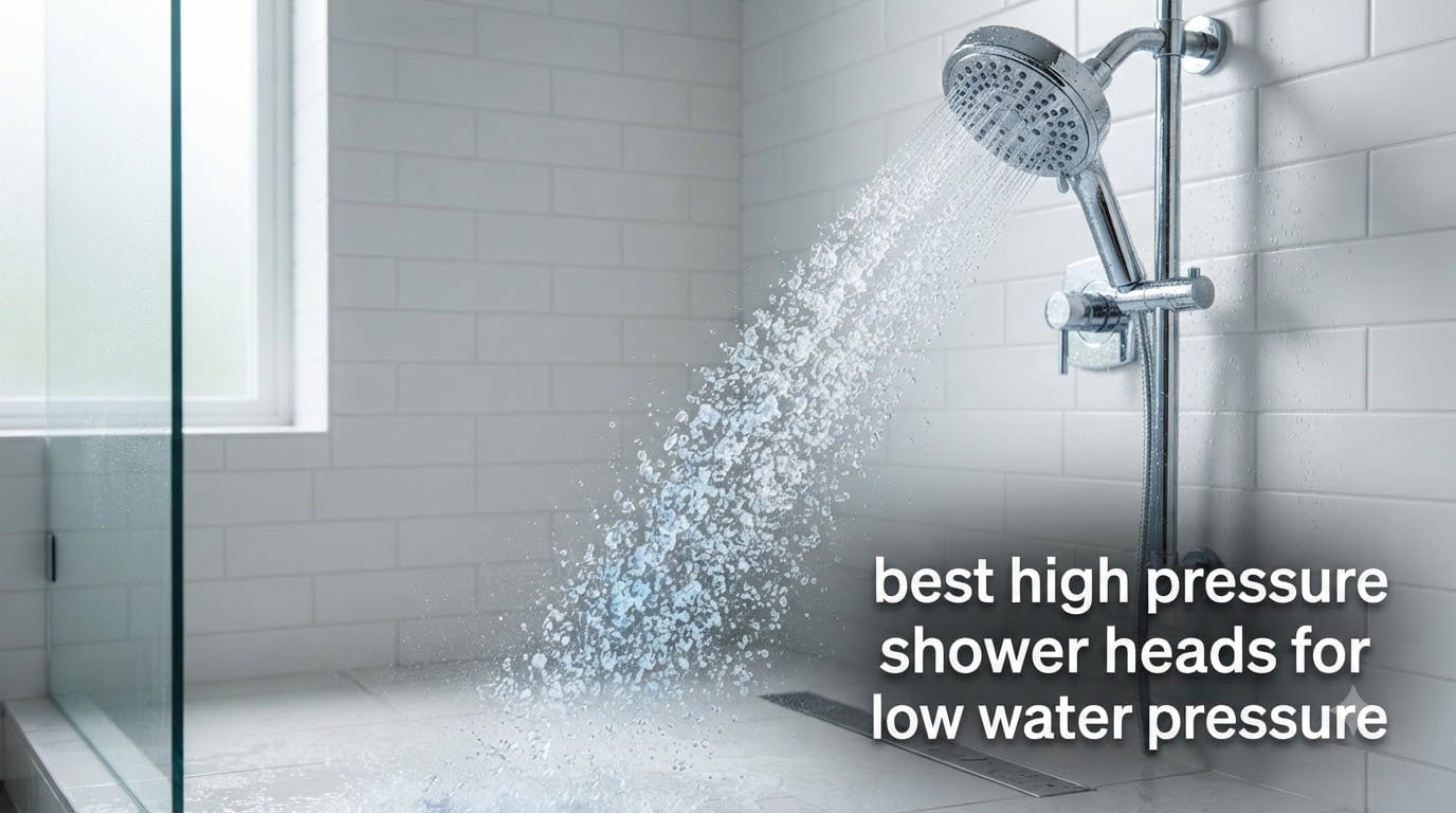 best high pressure shower heads for low water pressure